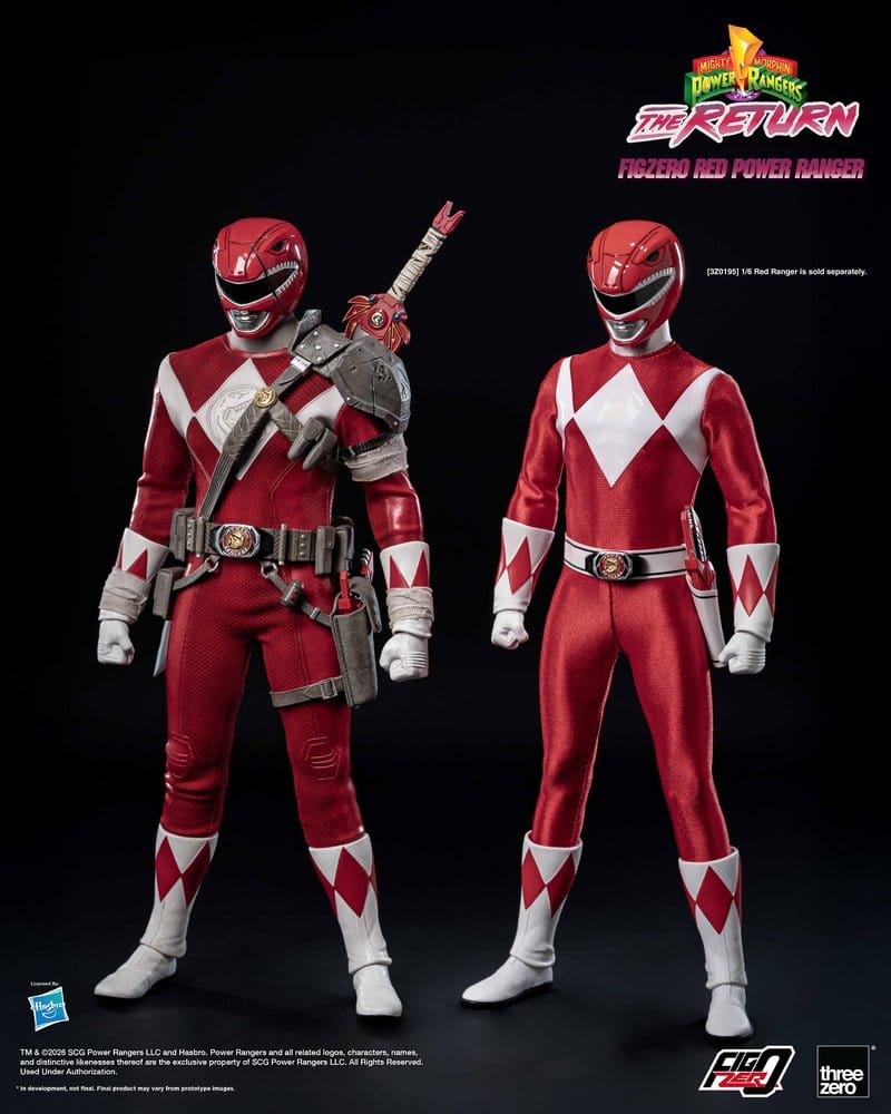 Mighty Morphin Power Rangers: The Return FigZero Actionfigur 1/6 Red Power Ranger 31 cm