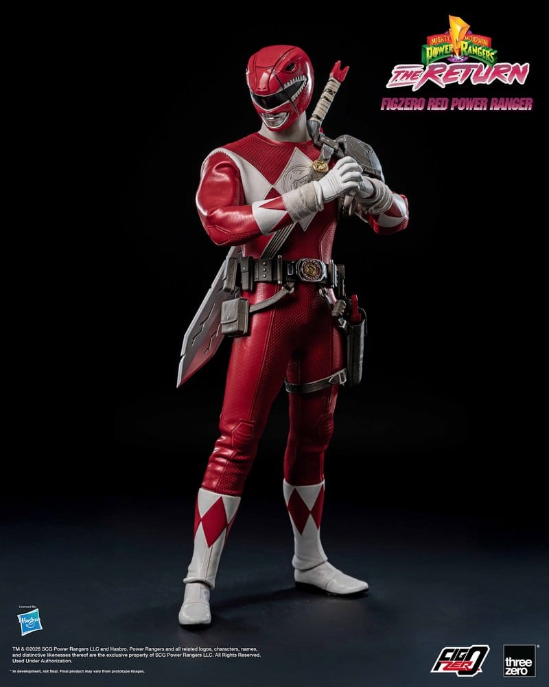 Mighty Morphin Power Rangers: The Return FigZero Actionfigur 1/6 Red Power Ranger 31 cm