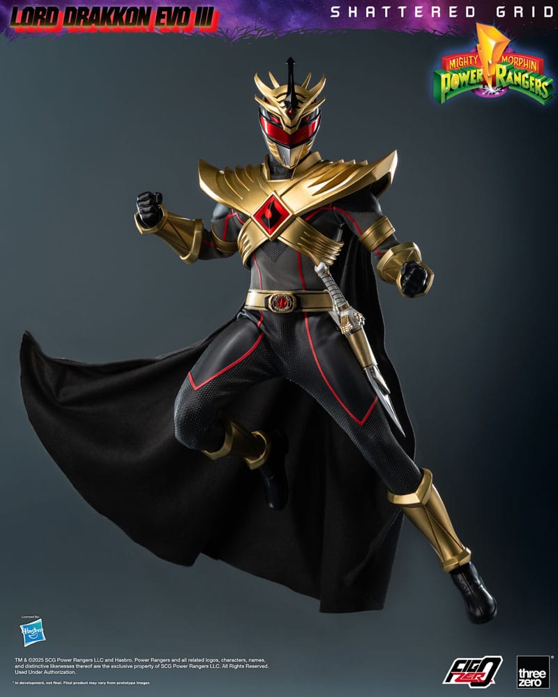 Mighty Morphin Power Rangers Shattered Grid FigZero Actionfigur 1/6 Lord Drakkon Evo III 30cm 