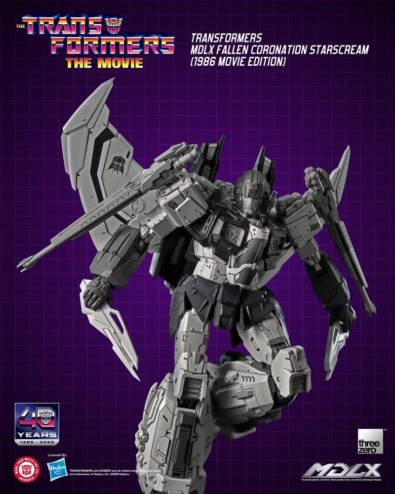 Transformers MDLX Actionfigur Fallen Coronation Starscream (1986 Movie Edition) 20 cm