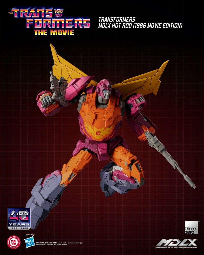 Transformers MDLX Actionfigur Hot Rod (1986 Movie Edition) 18 cm