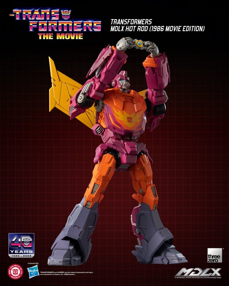 Transformers MDLX Actionfigur Hot Rod (1986 Movie Edition) 18 cm