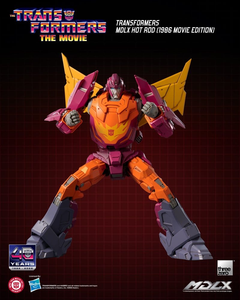 Transformers MDLX Actionfigur Hot Rod (1986 Movie Edition) 18 cm