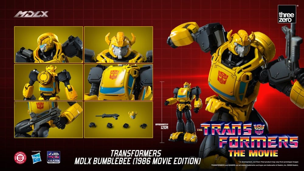Transformers MDLX Actionfigur Bumblebee (1986 Movie Edition) 12 cm