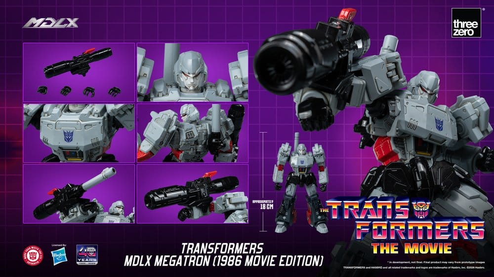 Transformers MDLX Actionfigur Megatron (1986 Movie Edition) 18 cm