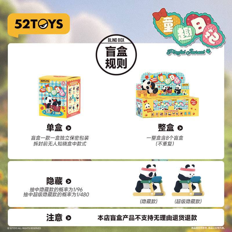 Panda Roll Blind Box Figuren Sortiment Playful Journal 7 cm (8)