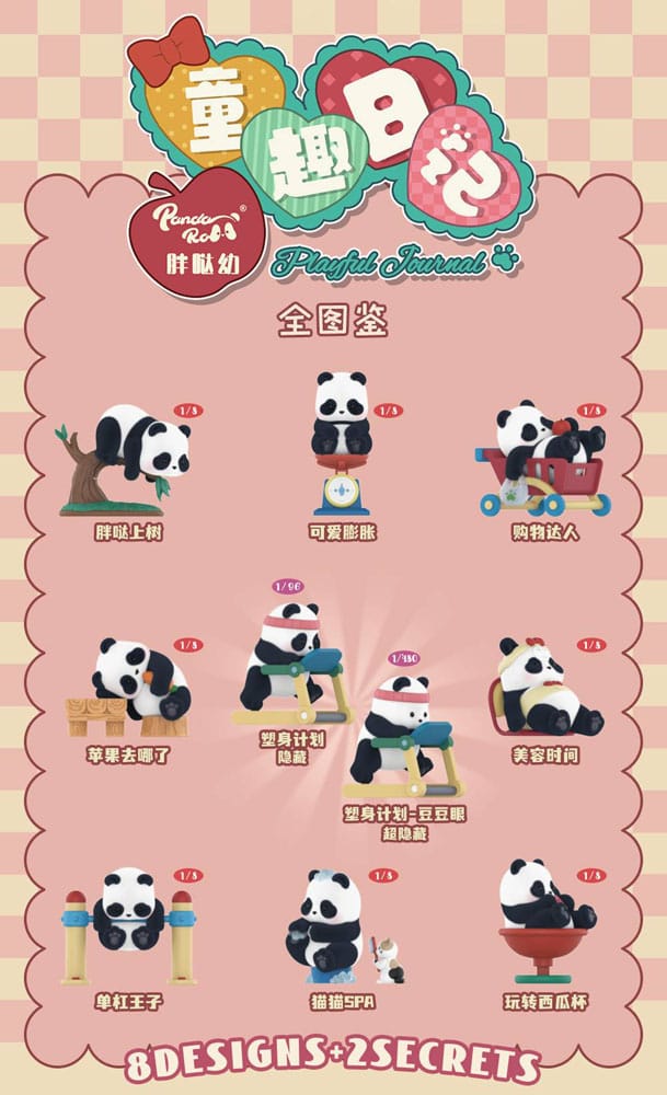 Panda Roll Blind Box Figuren Sortiment Playful Journal 7 cm (8)