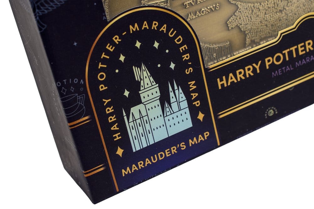 Harry Potter Replik Marauder's Map Metal Map 15 cm