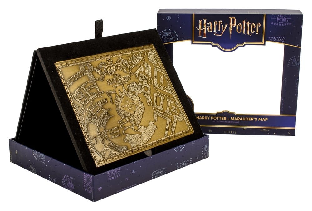 Harry Potter Replik Marauder's Map Metal Map 15 cm
