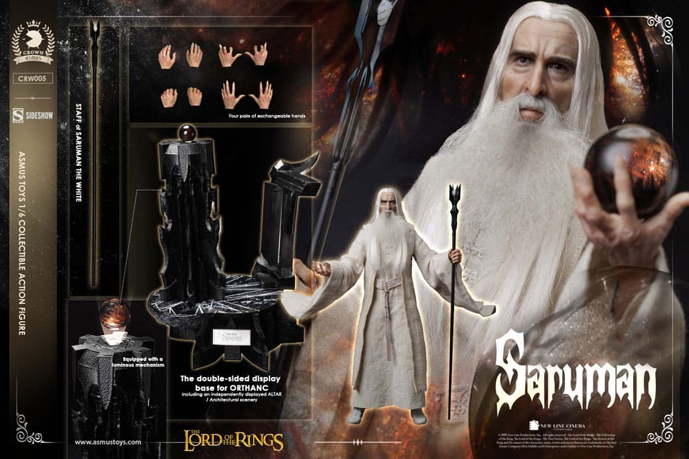 Herr der Ringe Actionfigur 1/6 Saruman 31 cm