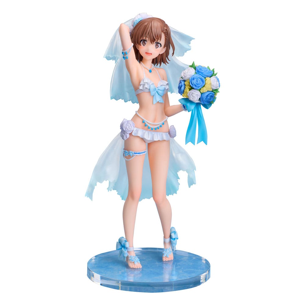 A Certain Scientific Railgun T PVC Statue 1/7 Mikoto Misaka Wedding Swimsuit Ver. 25 cm   
