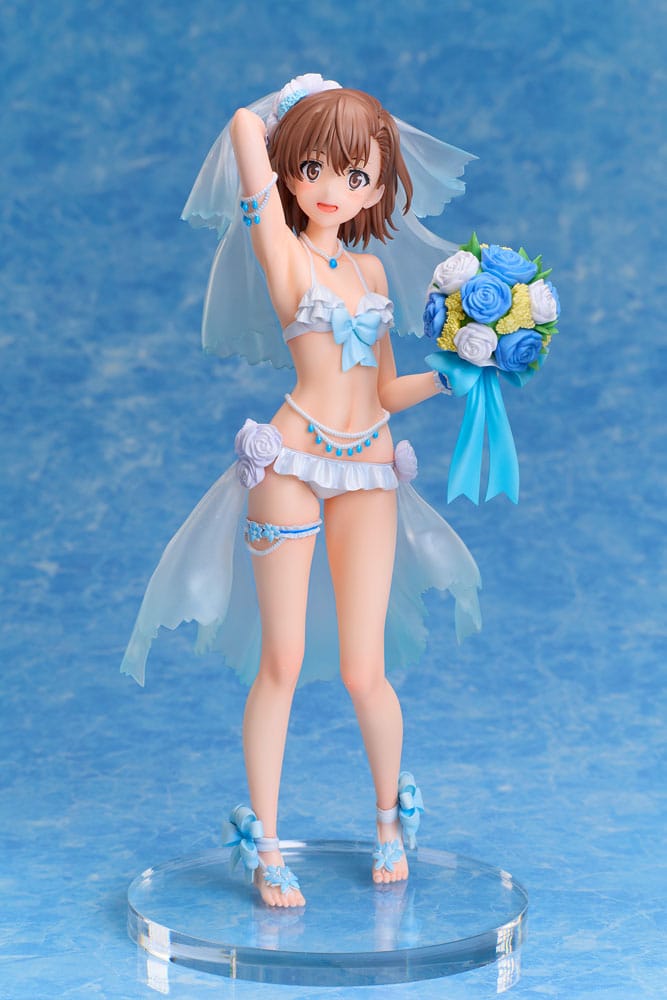 A Certain Scientific Railgun T PVC Statue 1/7 Mikoto Misaka Wedding Swimsuit Ver. 25 cm   