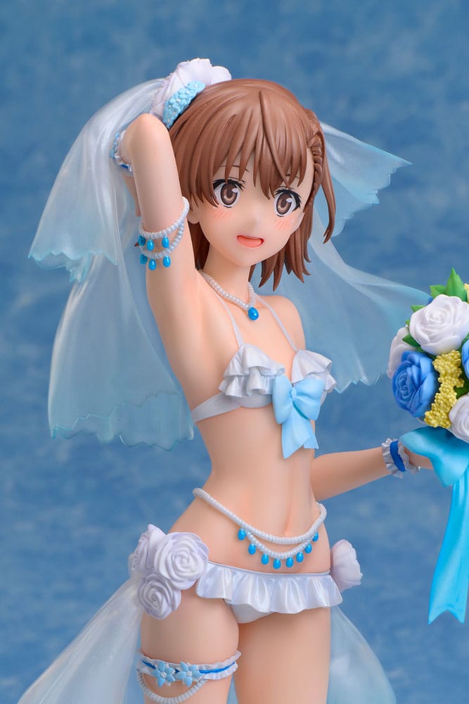A Certain Scientific Railgun T PVC Statue 1/7 Mikoto Misaka Wedding Swimsuit Ver. 25 cm   