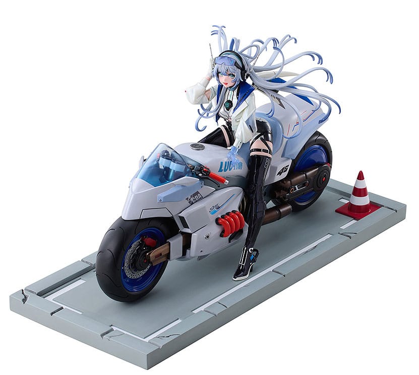 Vsinger PVC Statue 1/7 Vsinger Luo Tianyi Retro-Future Storm Driver Ver. 23 cm 
