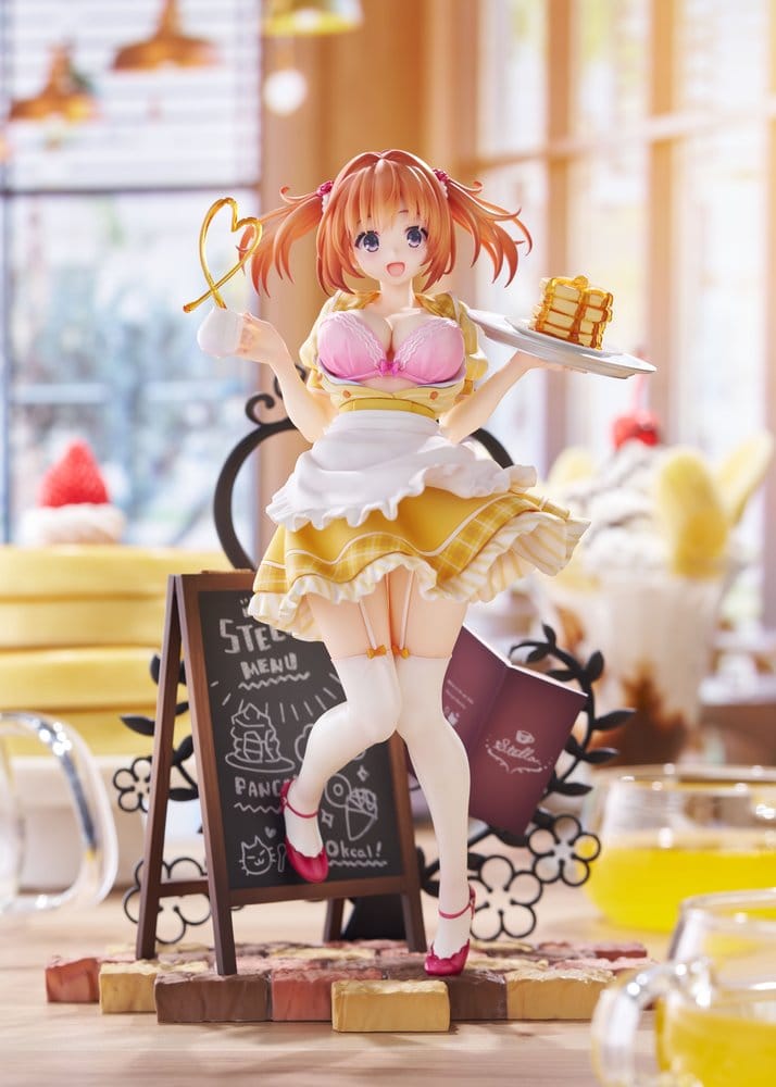 Café Stella and the Reaper's Butterflies PVC Figur 1/7 Sumizome Nozomi AmiAmi Limited Edition 23 cm