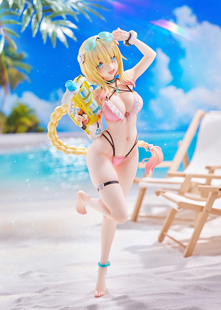 Phantasy Star Online PVC Statue 1/7 es Akhtal Summer Vacation 24 cm     