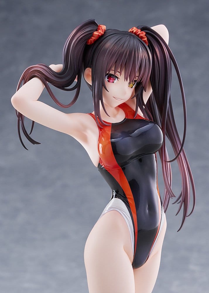 Date A Live Swimsuit Silhouette PVC Figur 1/7 Kurumi Tokisaki Swimwear Ver. 24 cm