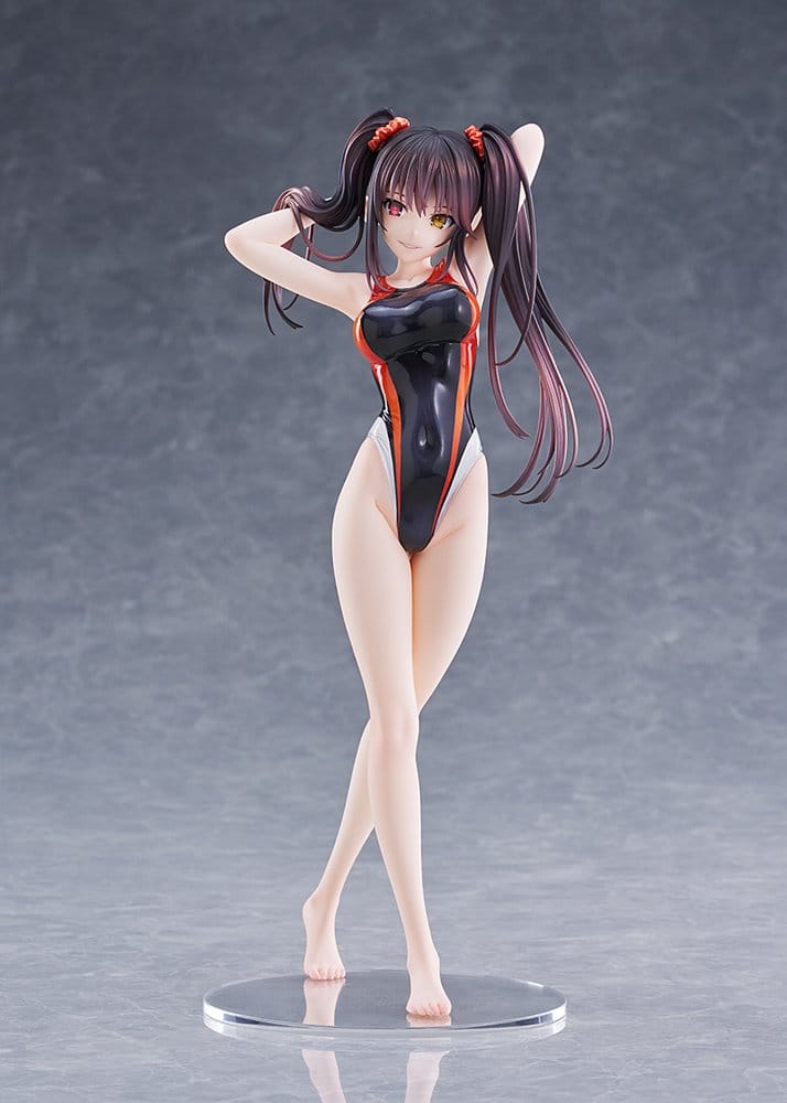 Date A Live Swimsuit Silhouette PVC Figur 1/7 Kurumi Tokisaki Swimwear Ver. 24 cm