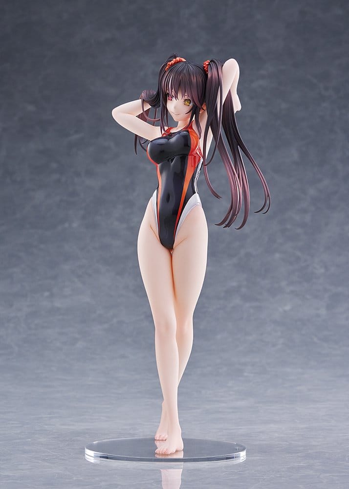 Date A Live Swimsuit Silhouette PVC Figur 1/7 Kurumi Tokisaki Swimwear Ver. 24 cm