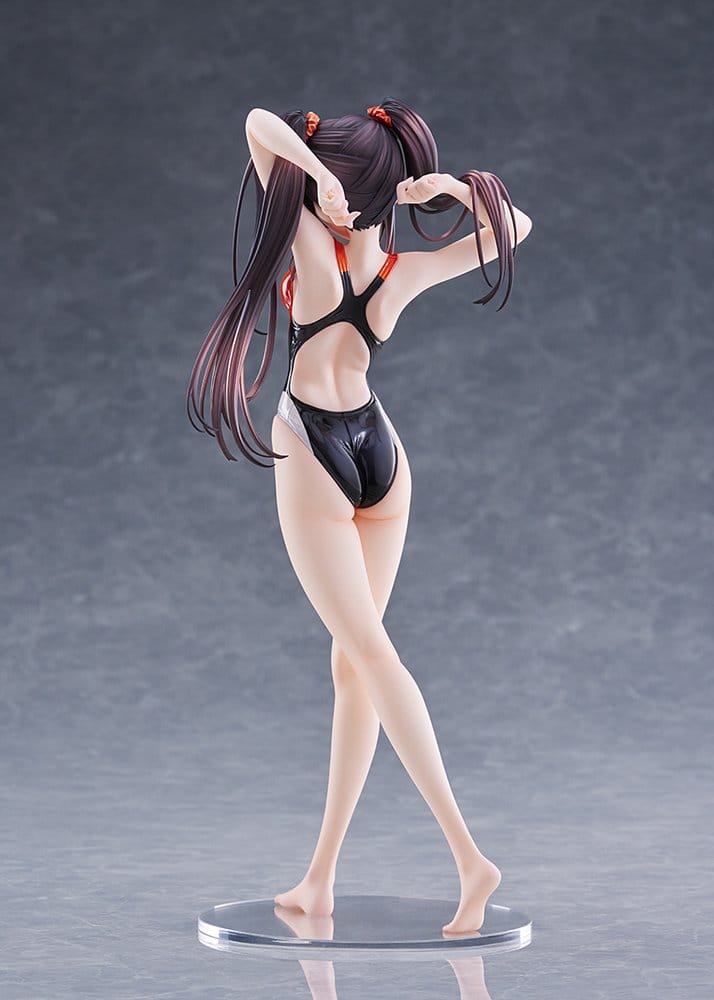 Date A Live Swimsuit Silhouette PVC Figur 1/7 Kurumi Tokisaki Swimwear Ver. 24 cm