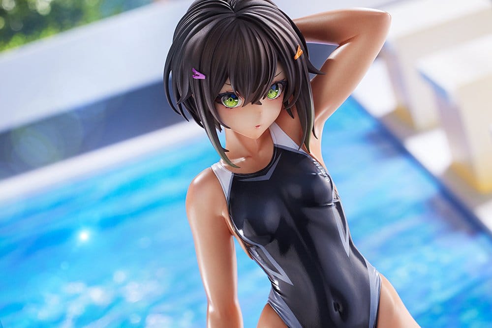 Arms Note PVC Figur 1/7 Buchou-chan of the Swimming Club 22 cm (re-run)