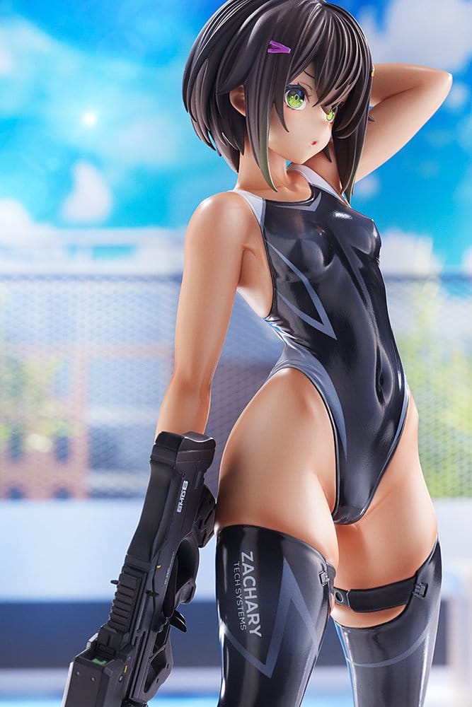 Arms Note PVC Figur 1/7 Buchou-chan of the Swimming Club 22 cm (re-run)