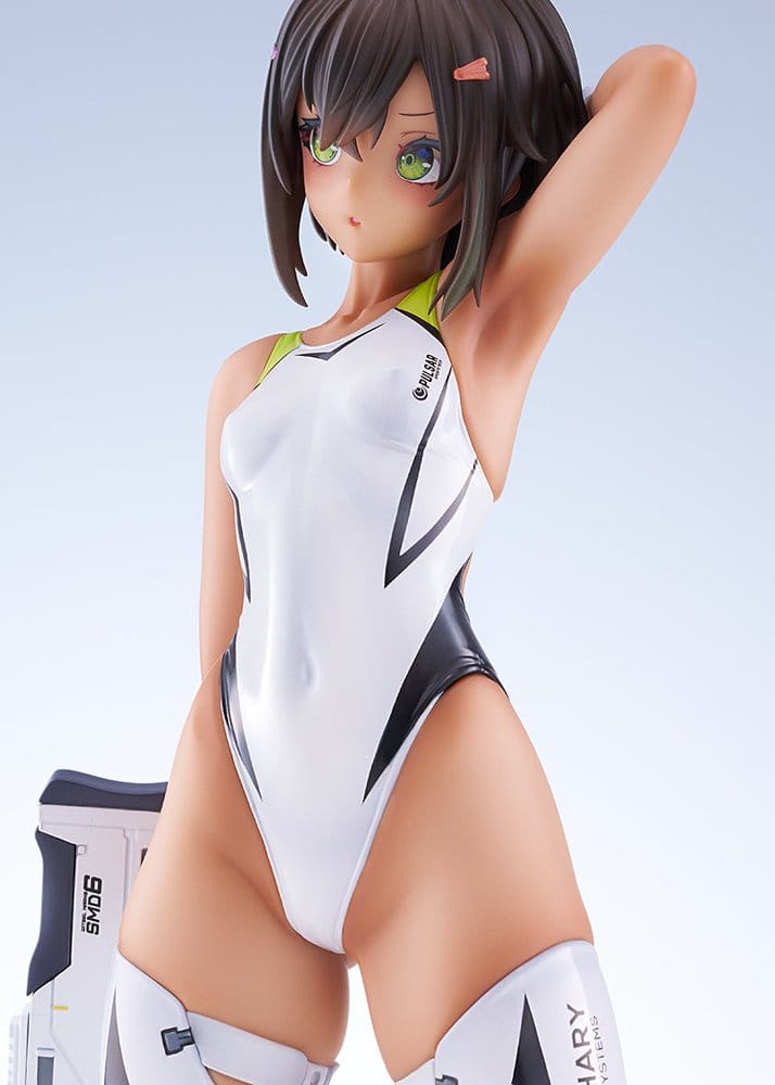 Arms Note PVC Figur 1/7 Buchou-chan of the Swimming Club White Swimsuit Ver. 22 cm