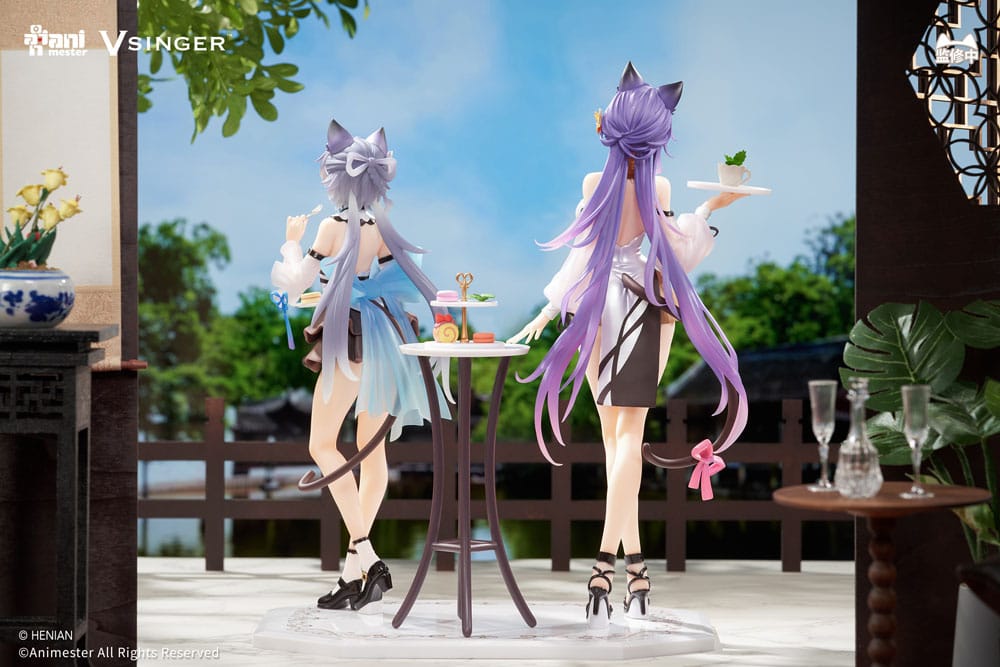 VSinger Luo Tianyi & Mo Qingxian Statuen 1/7 2er-Pack Luo Tianyi & Mo Qingxian Tea Time Melody Ver. 