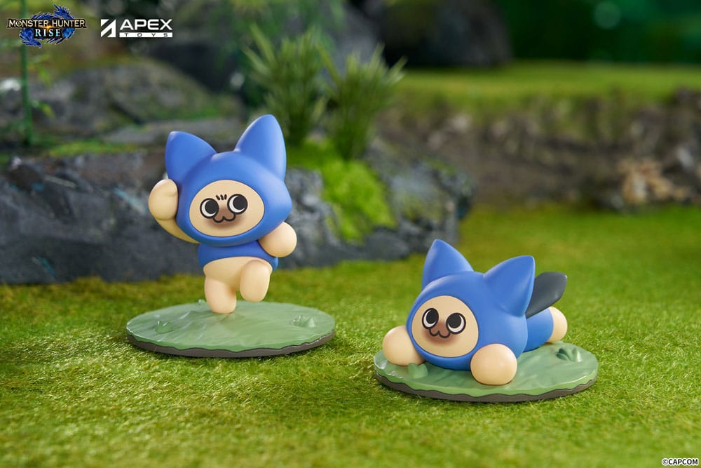 Monster Hunter Rise Sammelfiguren 6er-Pack Felyne Cat 