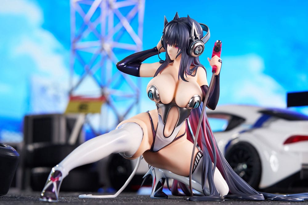 Azur Lane PVC Statue 1/7 Strasbourg Faerie of the Race Circuit Ver. 16 cm                   