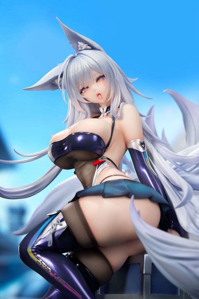 Azur Lane PVC Figur 1/7 Shinano Moonlit Chrome Ver. Acrylic Special Edition w/Display 25 cm