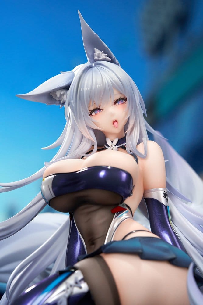 Azur Lane PVC Figur 1/7 Shinano Moonlit Chrome Ver. Acrylic Special Edition w/Display 25 cm