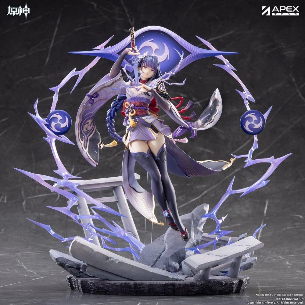 Genshin Impact PVC Figur 1/7 Raiden Shogun Plane of Euthymia Ver. 36 cm
