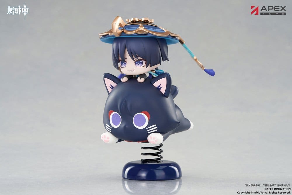Genshin Impact Chibi Chara Yurayura Stand PVC Figur Wanderer 11 cm
