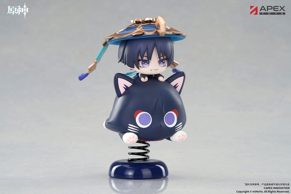 Genshin Impact Chibi Chara Yurayura Stand PVC Figur Wanderer 11 cm