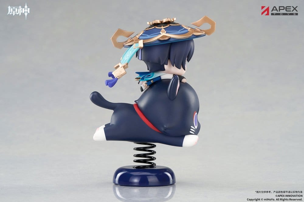 Genshin Impact Chibi Chara Yurayura Stand PVC Figur Wanderer 11 cm