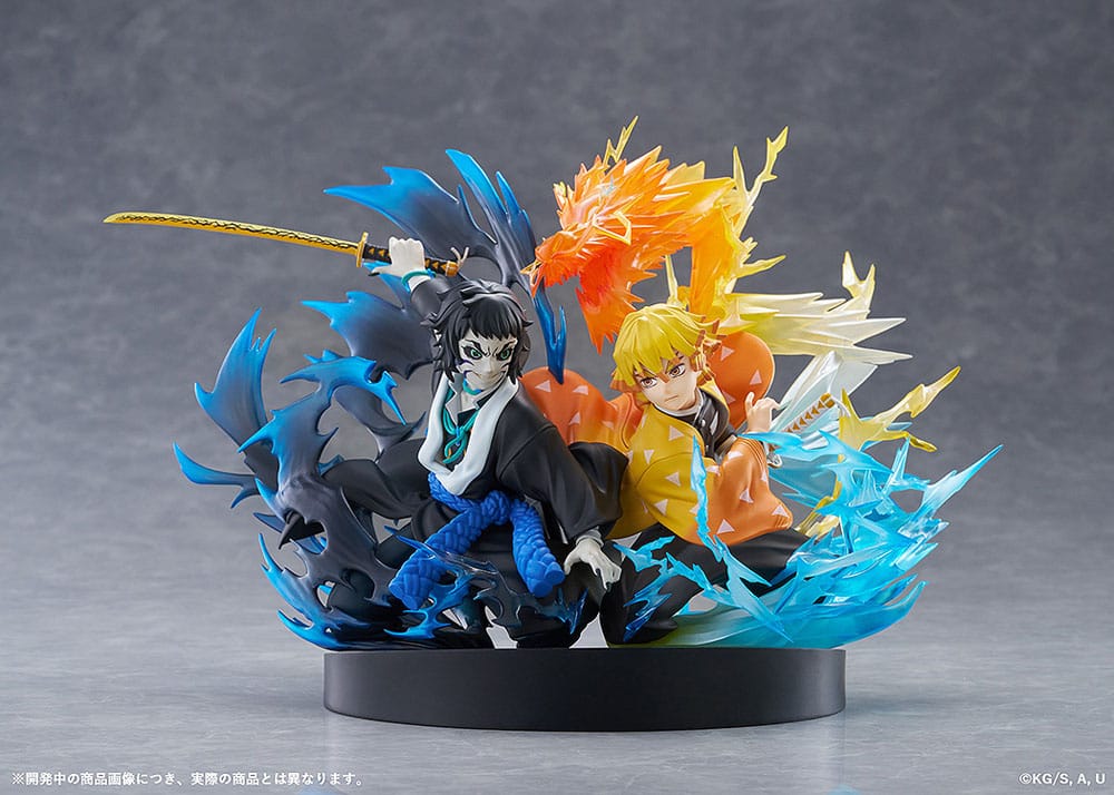 Demon Slayer: Kimetsu no Yaiba PVC Statue Zenitsu Agatsuma & Kaigaku 15 cm    