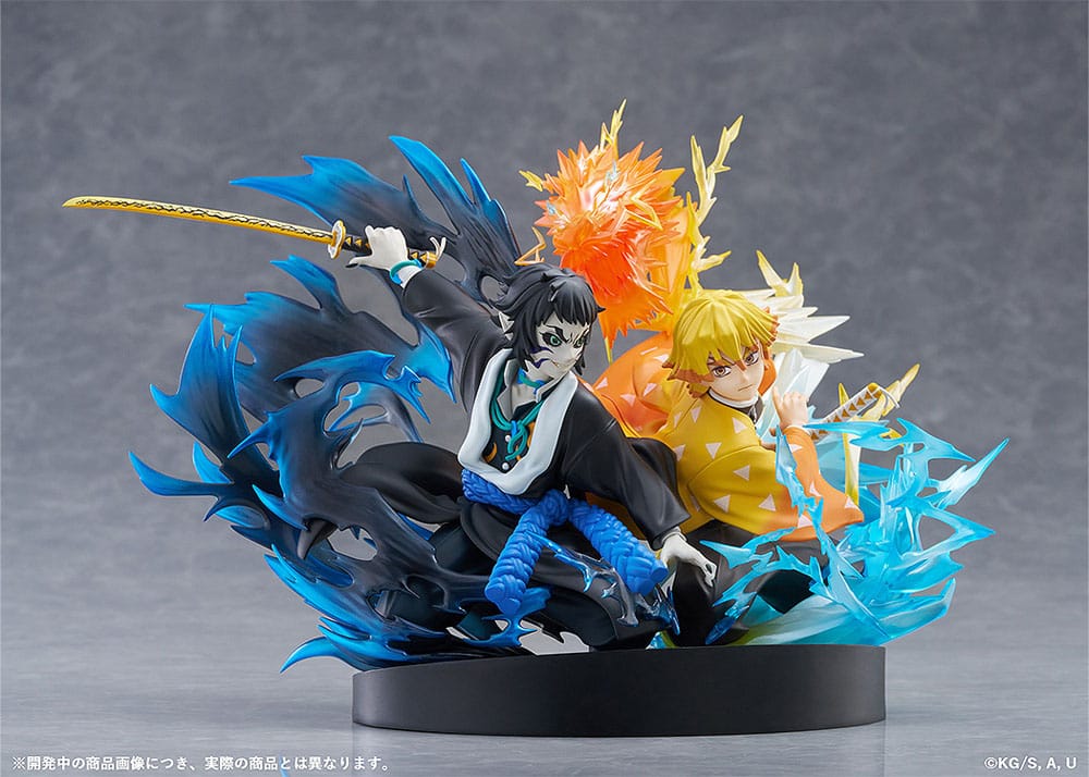 Demon Slayer: Kimetsu no Yaiba PVC Statue Zenitsu Agatsuma & Kaigaku 15 cm    