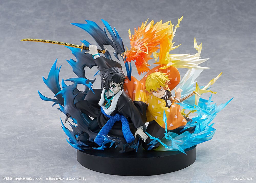 Demon Slayer: Kimetsu no Yaiba PVC Statue Zenitsu Agatsuma & Kaigaku 15 cm    