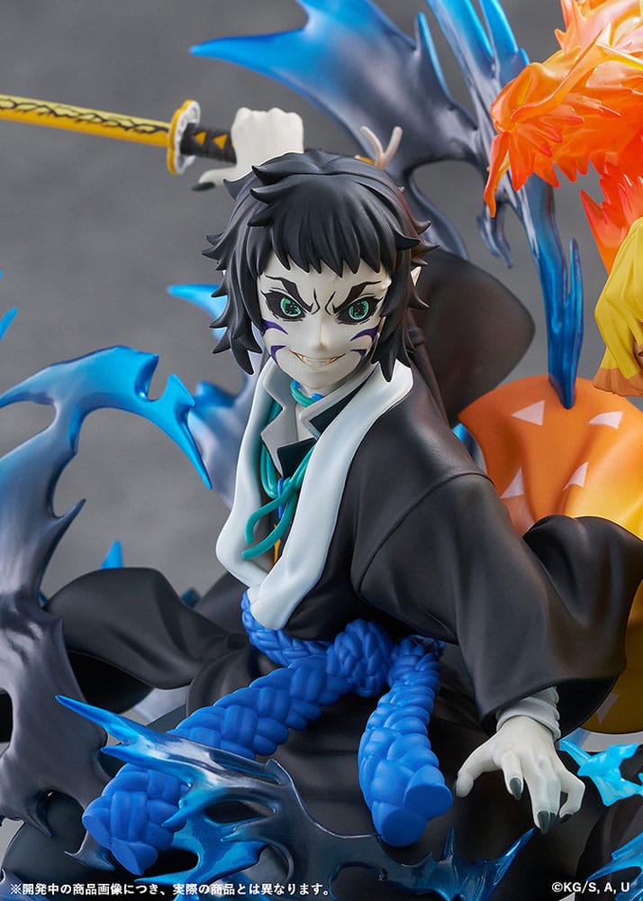 Demon Slayer: Kimetsu no Yaiba PVC Statue Zenitsu Agatsuma & Kaigaku 15 cm    