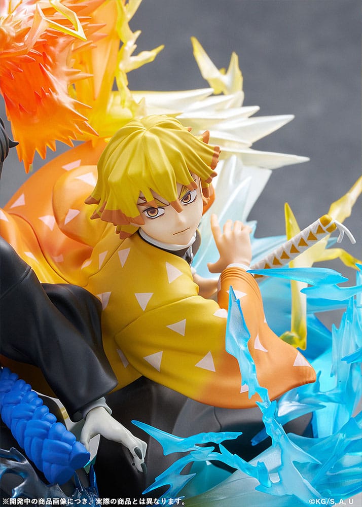 Demon Slayer: Kimetsu no Yaiba PVC Statue Zenitsu Agatsuma & Kaigaku 15 cm    