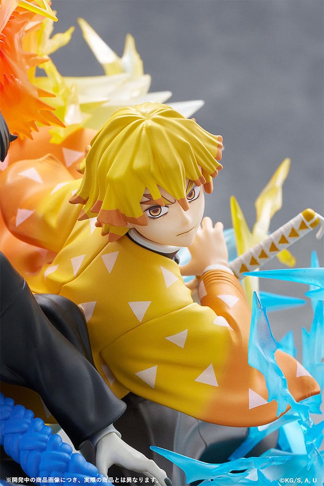 Demon Slayer: Kimetsu no Yaiba PVC Statue Zenitsu Agatsuma & Kaigaku 15 cm    