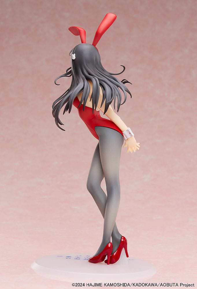 Rascal Does Not Dream of Bunny Girl Senpai Statue 1/7 Mai Sakurajima Red Bunny Girl Ver. 27 cm 