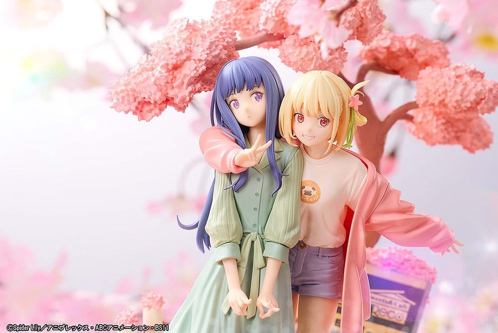 Lycoris Recoil PVC Figuren 2er-Pack Chisato Nishikigi & Takina Inoue Spring Ver. 25 cm