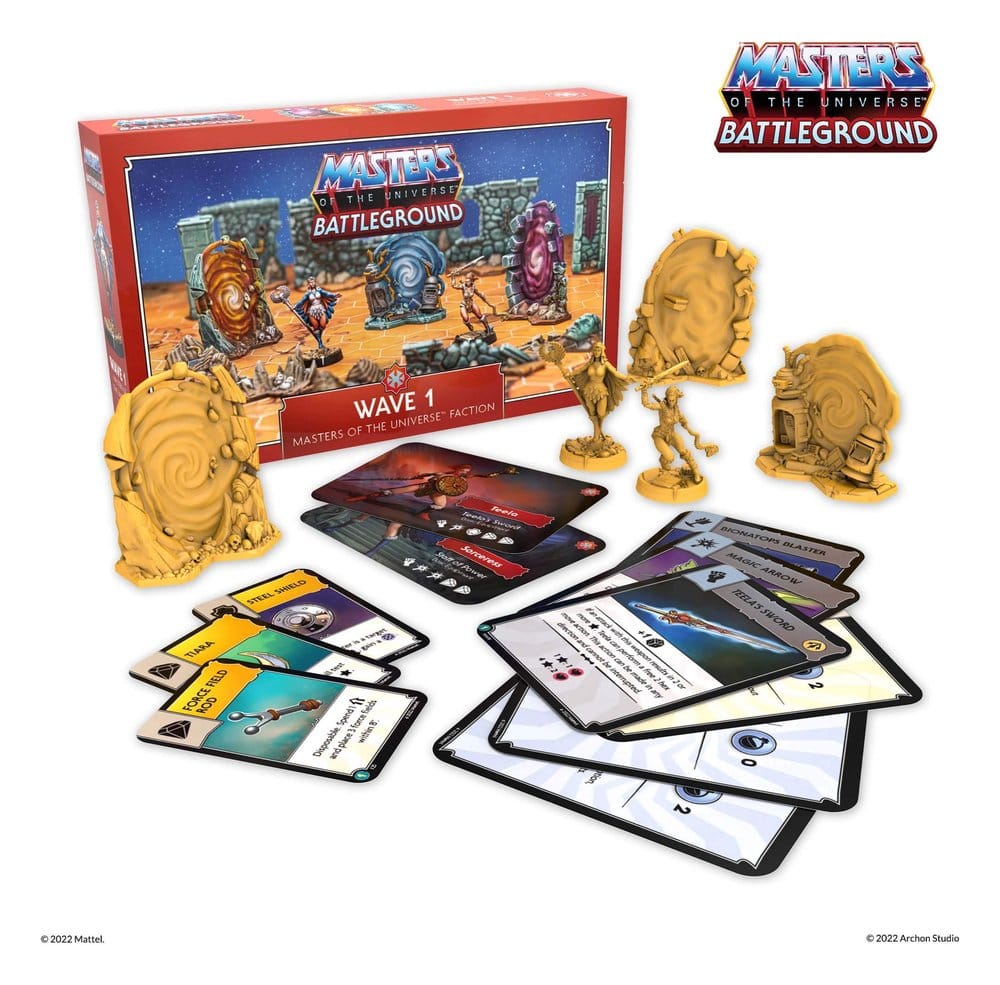 Masters of the Universe: Battleground Miniaturenspiel Wave 1: Masters of the Universe Faction *Französische Version*