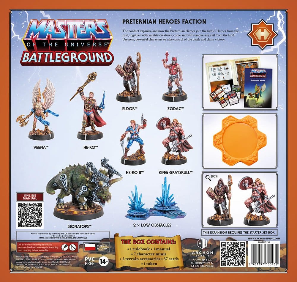 Masters of the Universe: Battleground Miniaturenspiel Wave 10: Preternian Heroes Faction *Französische Version*