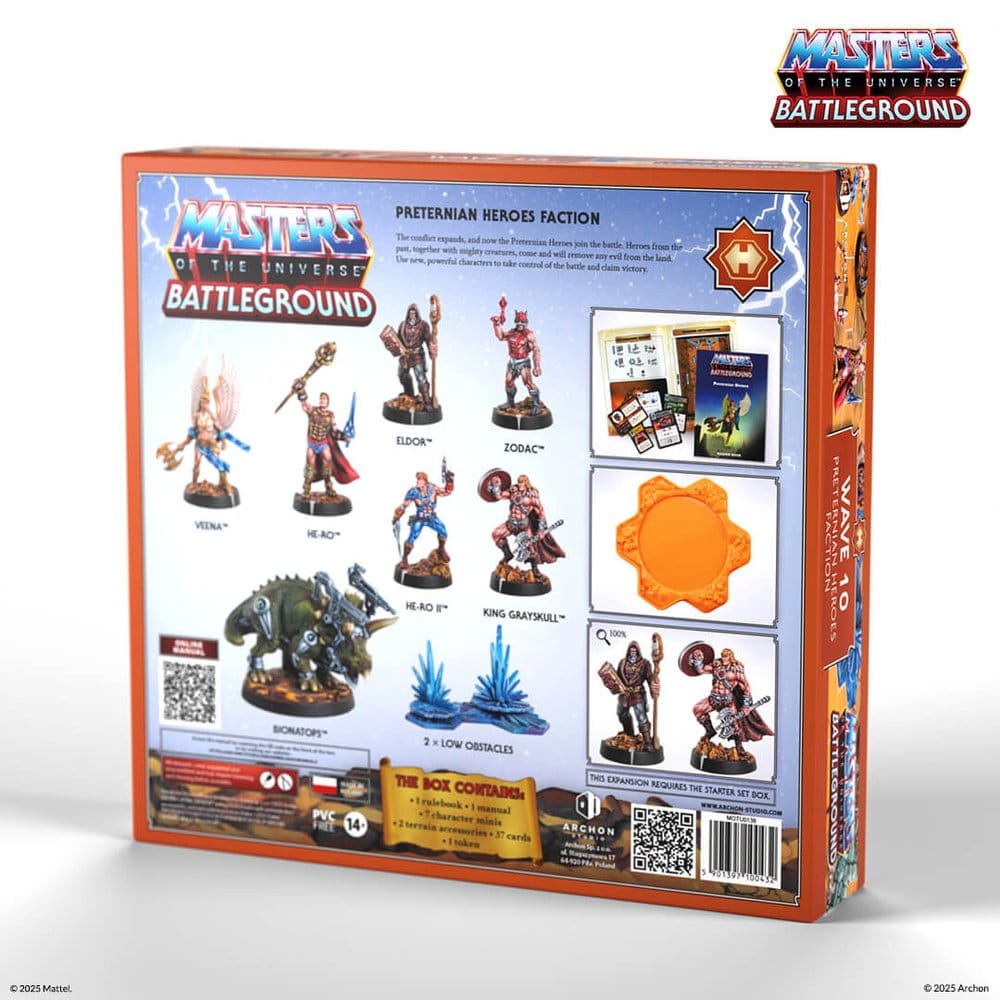 Masters of the Universe: Battleground Miniaturenspiel Wave 10: Preternian Heroes Faction *Italienische Version*