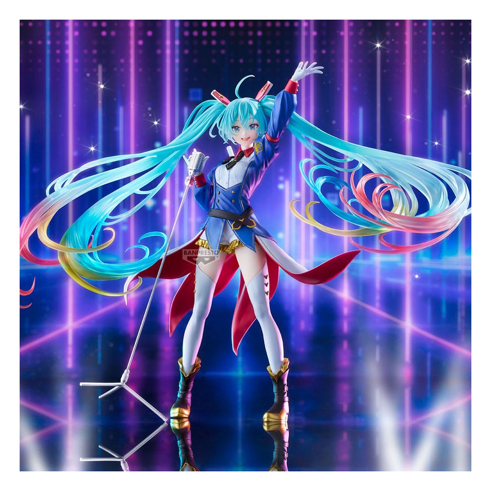 Gundam X Miku Banpresto Evolve PVC Statue Hatsune Miku Figure 21 cm