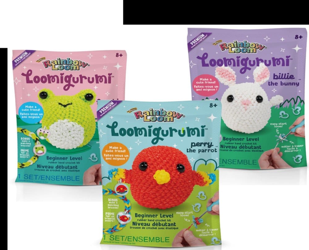 Rainbow Loom Bastelset Figuren DIY Loomigurumi Display (6)