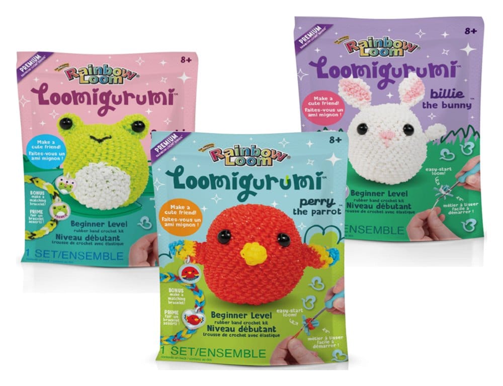 Rainbow Loom Bastelset Figuren DIY Loomigurumi Display (6)